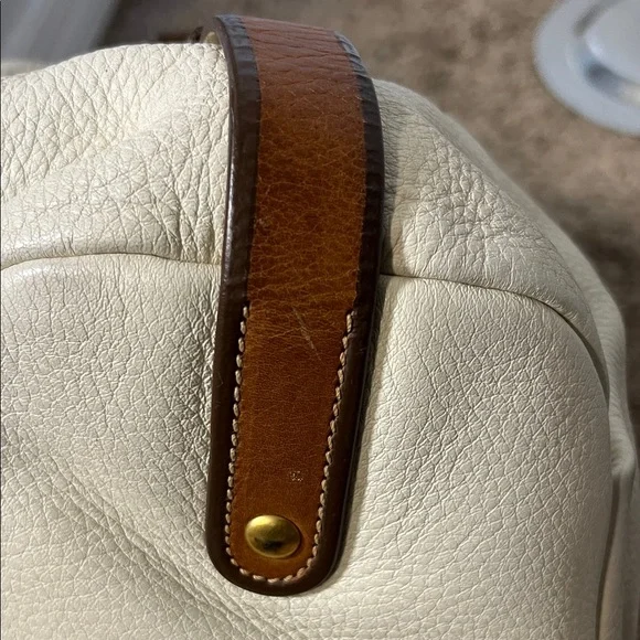 3287 Prada Ivory Leather Hobo Bag - Picture 6 of 8